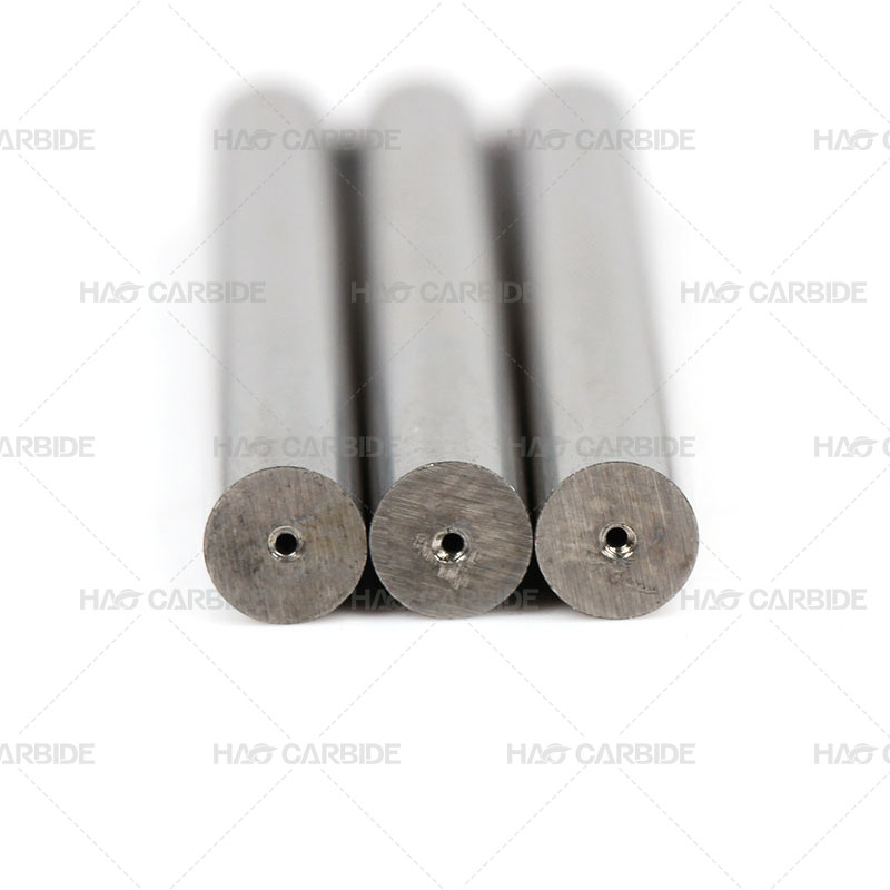 Carbide Rods - Non-standard  high polish carbide rod with chamfer in side