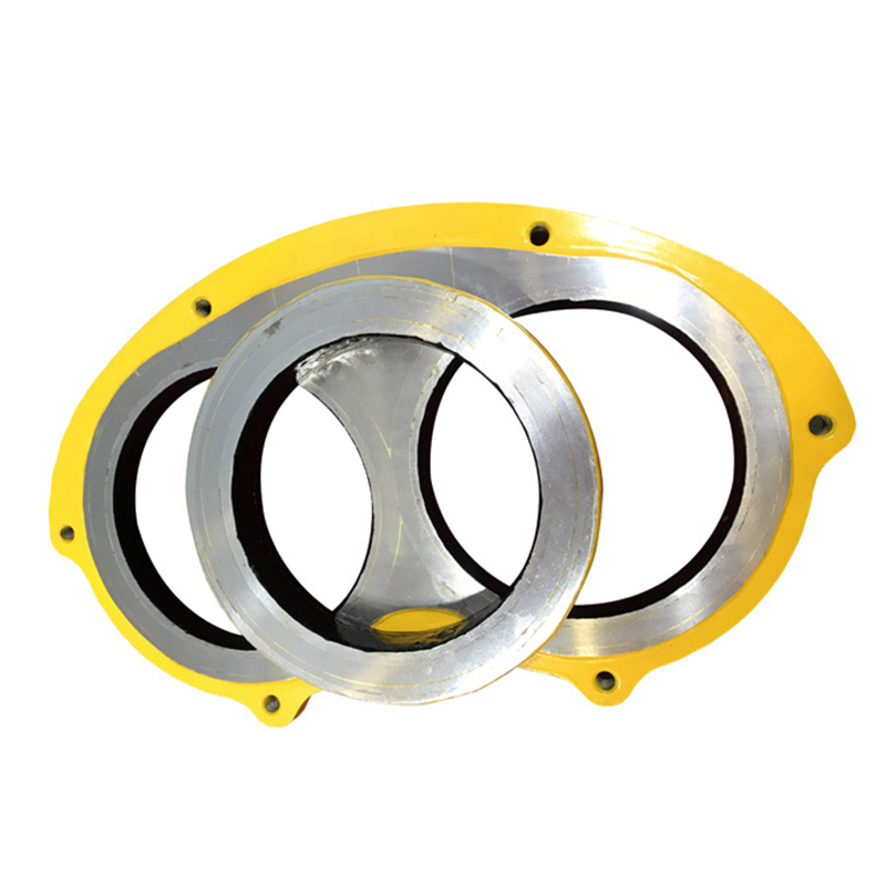 Tungsten Carbide Eyeglass Plate (Wear Plate) & Cutting Ring Set for Concrete Pump Trucks