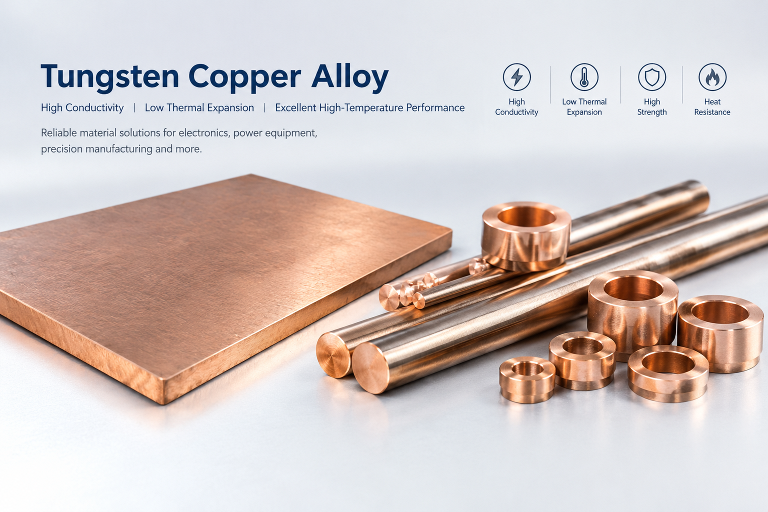Electrical Conductivity of Tungsten Copper (W-Cu) Alloy: Properties, Factors, and Applications