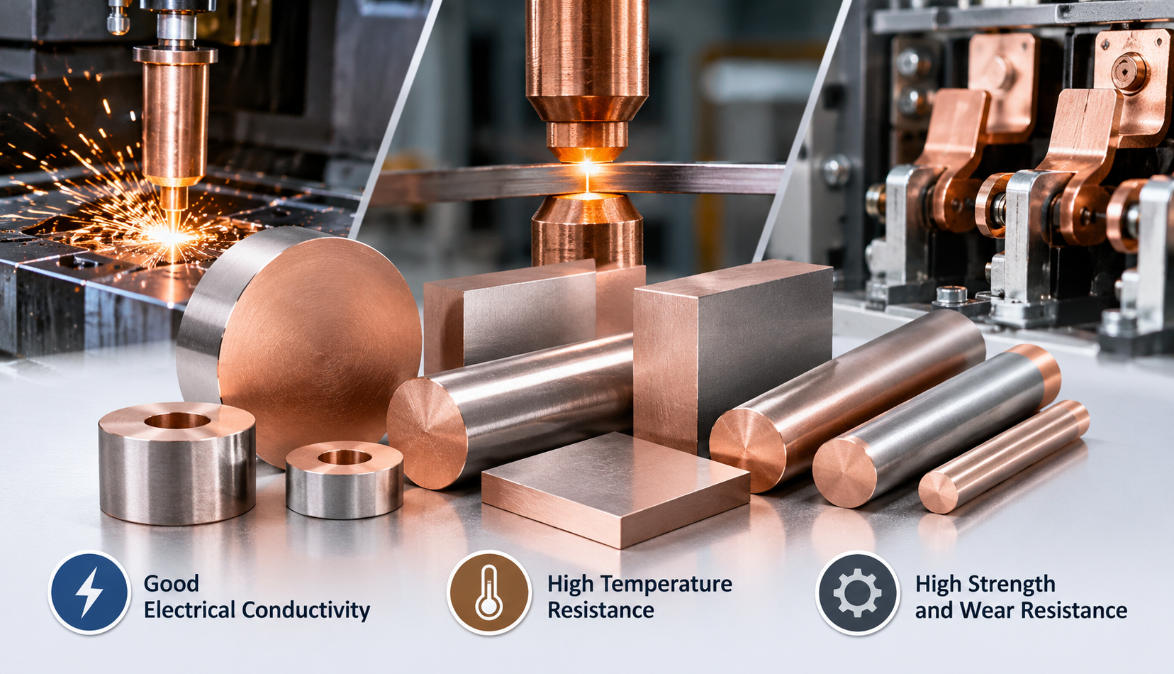 Understanding the Electrical Conductivity of Tungsten Copper (W-Cu) Alloys: Mechanisms, Influencing Factors, and Applications