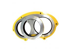 Tungsten Carbide Eyeglass Plate (Wear Plate) & Cutting Ring Set for Concrete Pump Trucks